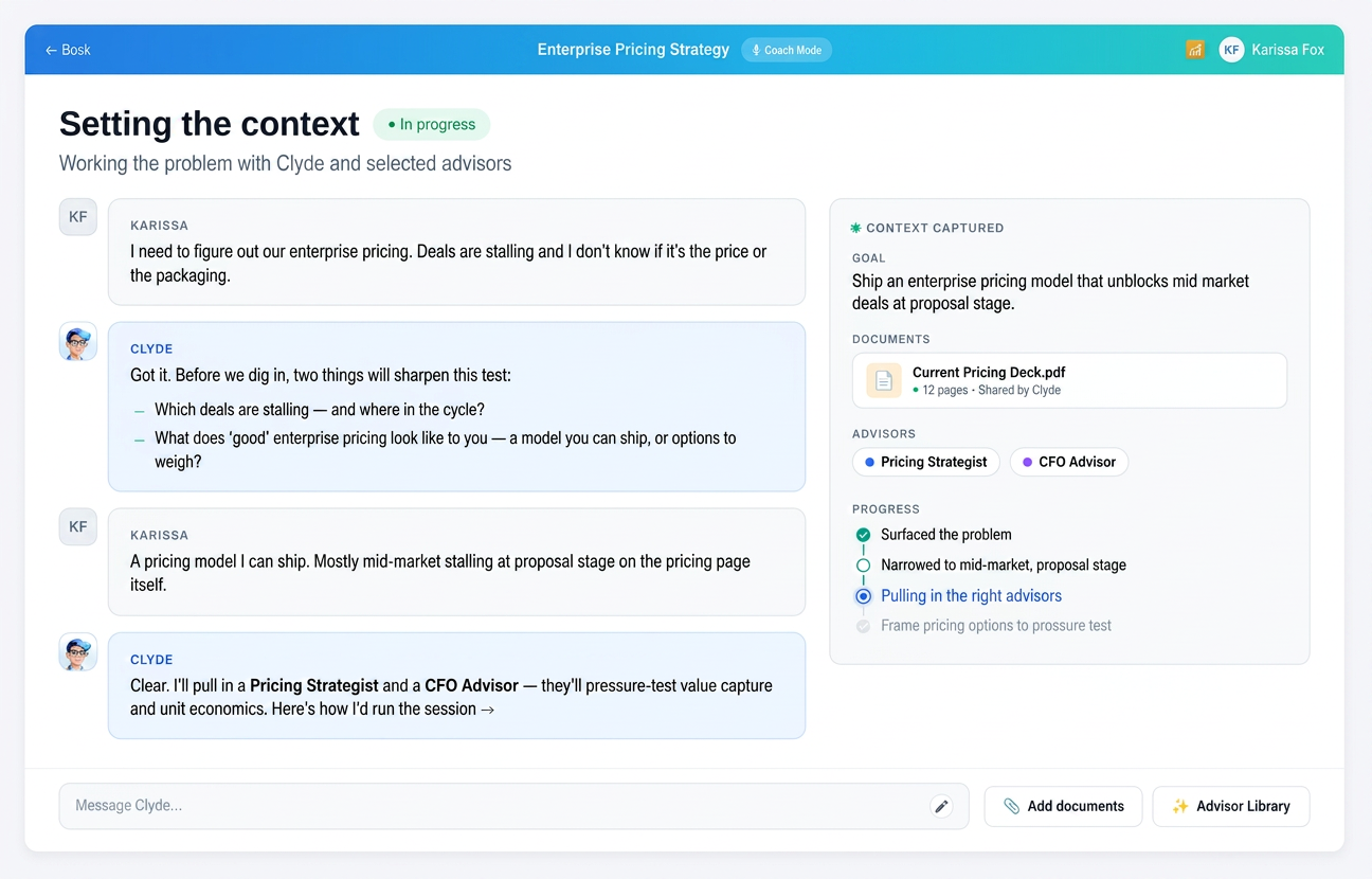 Clyde AI — Collaborate With AI Like You Do With People